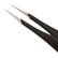 Left. Tweezerman - Ingrown Hair/Splinter Tweezer - Black.