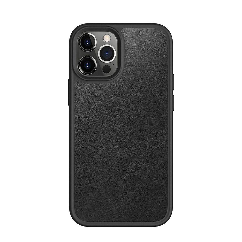 Front. Prodigee - Magneteek iPhone 12/12 PRO MAX case - Black.