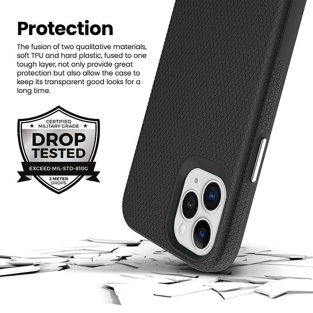 Best Buy: Prodigee Rockee iPhone 12/12 PRO case Black iPh12-6.1-ROK-BLK