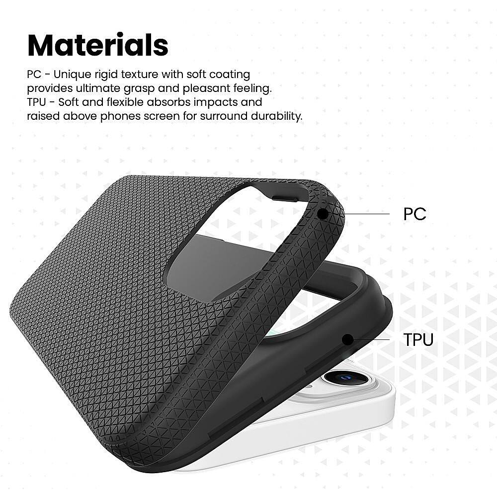 Alt View 11. Prodigee - Rockee iPhone 12/12 PRO MAX case - Black.