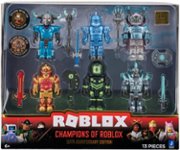  Roblox Action Collection - Champions of Roblox Six Figure Pack  [Includes Exclusive Virtual Item] : Toys & Games