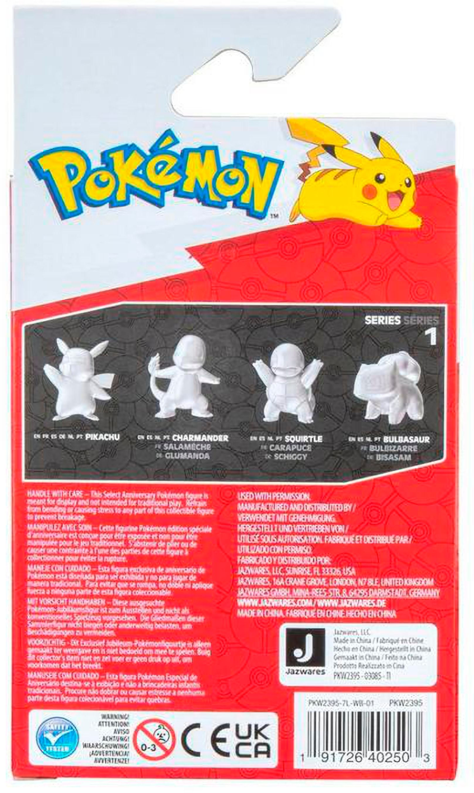 Best Buy: Jazwares Pokemon Select Battle Figure Silver Charmander PKW2395