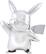 Front. Jazwares - Pokemon Select Battle Figure - Silver Pikachu.