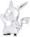 Alt View 12. Jazwares - Pokemon Select Battle Figure - Silver Pikachu.
