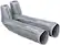 Alt View 12. Therabody - RecoveryAir Pneumatic Compression System - Medium Set - Grey.