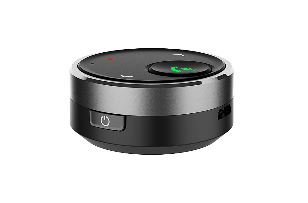 Left View: Insignia™ - Bluetooth Wireless Audio Transmitter and Receiver - Black