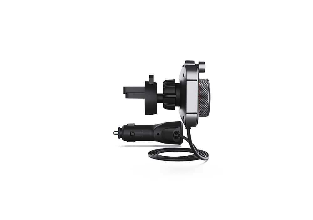 Alt View 11. Rexing - FMT2 Bluetooth FM Transmitter Hands-Free Car Kit with QC3.0 and Smart 2.4A Dual USB Ports - Black.