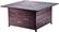 Front. Legacy Heating - 45-Inch Square Fire Table - Brown.
