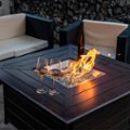 Alt View Zoom 15. Legacy Heating - 45-Inch Square Fire Table - Brown.