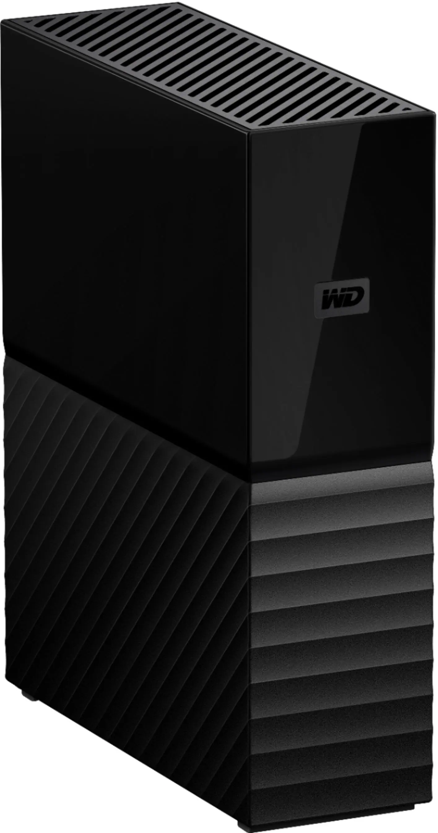 Front. WD - My Book 14TB External USB 3.0 Hard Drive - Black.