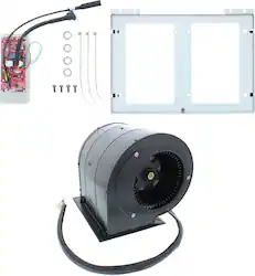 1,300-CFM Motor Dual Internal Blower for Zephyr Range Hoods - Black - Front_Zoom