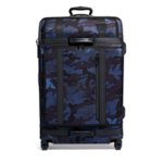 Front Zoom. TUMI - Merge Extended Trip Expandable 4 Wheeled Packing Case - Blue.