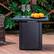 Alt View 18. Legacy Heating - 28-Inch Square Fire Table - Black.