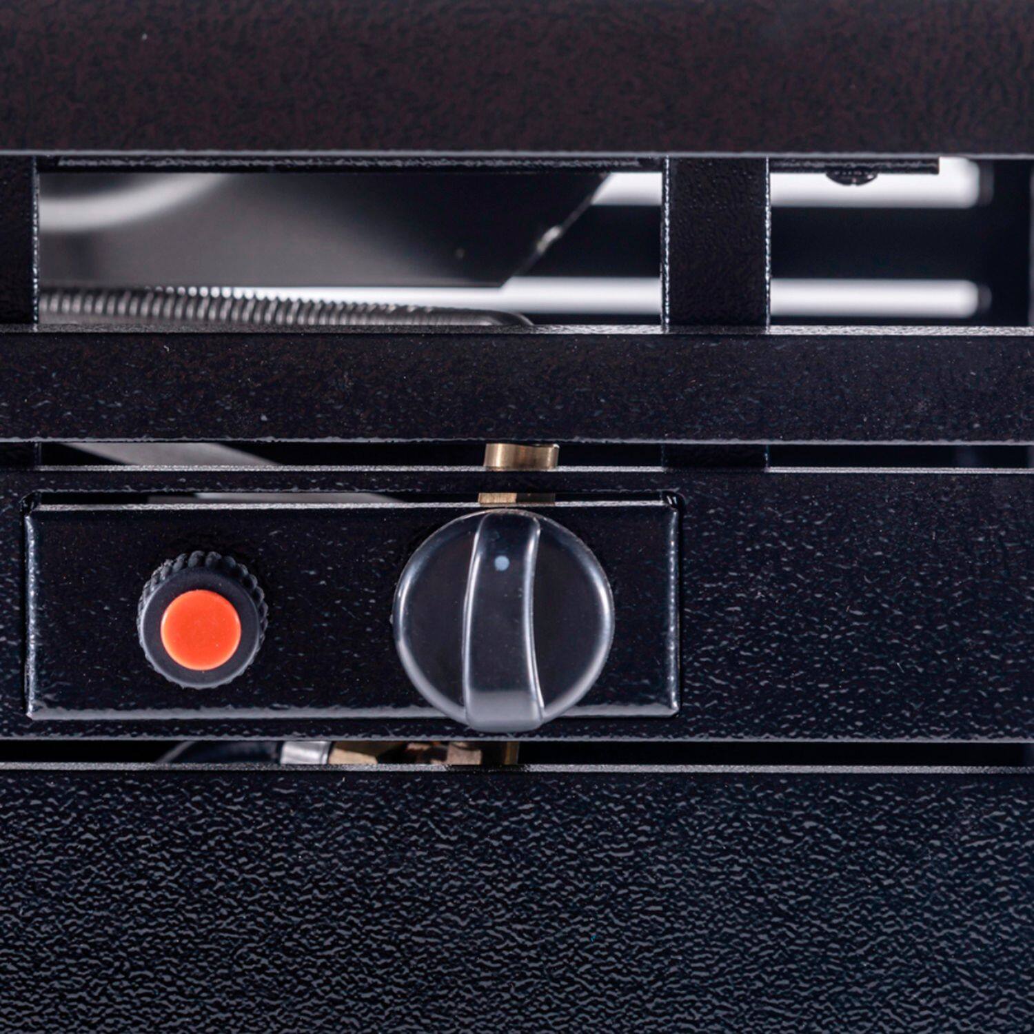 Alt View 18. Legacy Heating - Rectangular Fire Pit Table - Black.