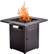 Alt View 12. Legacy Heating - 28-Inch Square Fire Table - Brown.