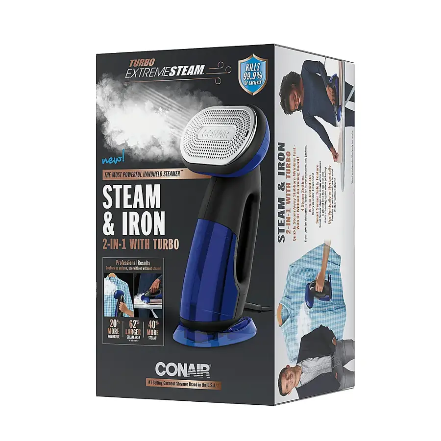 Alt View 21. Conair - Turbo ExtremeSteam Handheld - Blue.