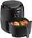Angle. Chefman - Chefman Family Size 5 Qt. Digital Air Fryer with 4 Cooking Presets - Black.