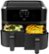 Angle Zoom. Chefman - TurboFry  9 Qt. Digital Touch Dual Basket Air Fryer - Matte Black.