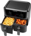Left Zoom. Chefman TurboFry  9 Qt. Digital Touch Dual Basket Air Fryer - Matte Black.