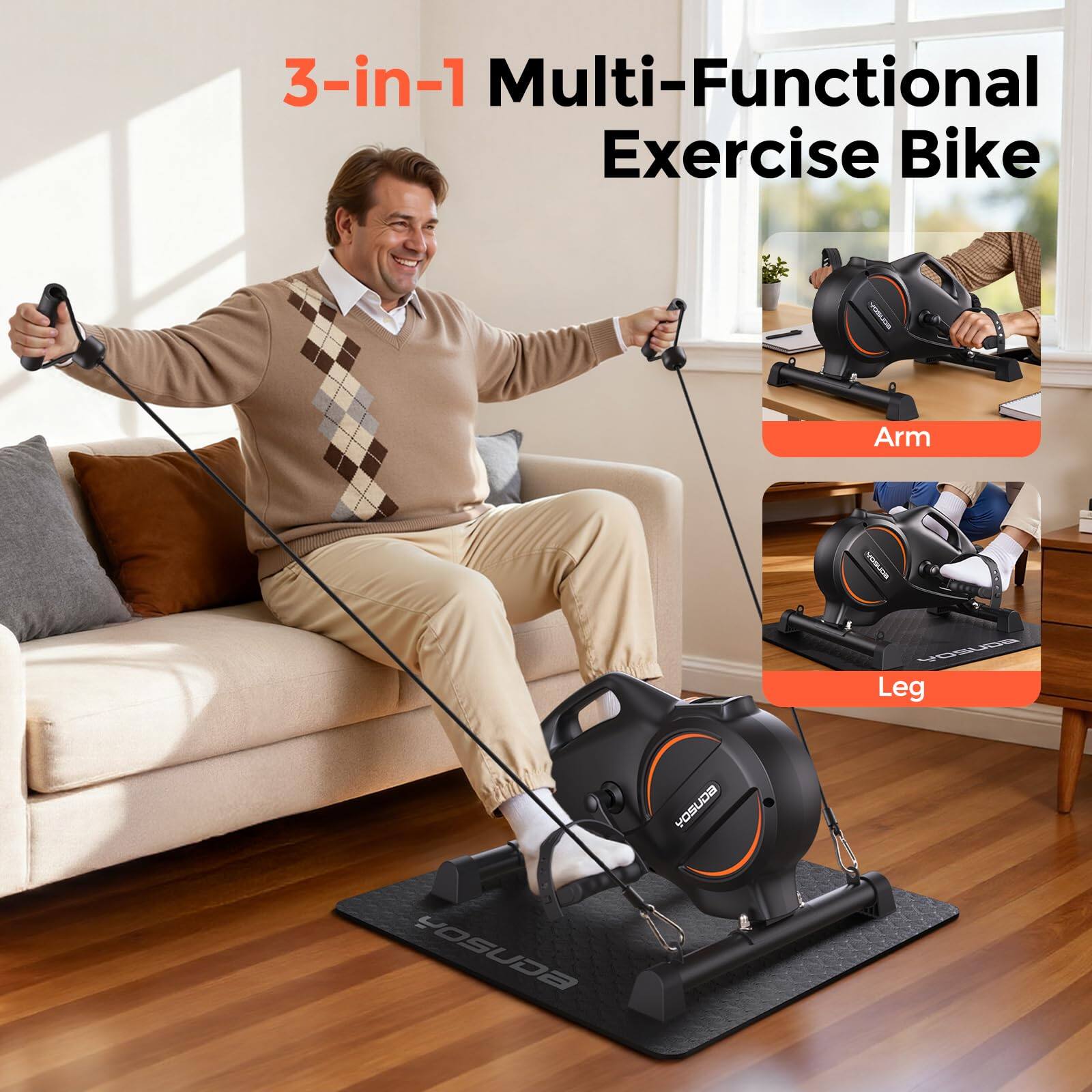 3-in-1 Multi-Functional Exercise Bike

Arm

Leg