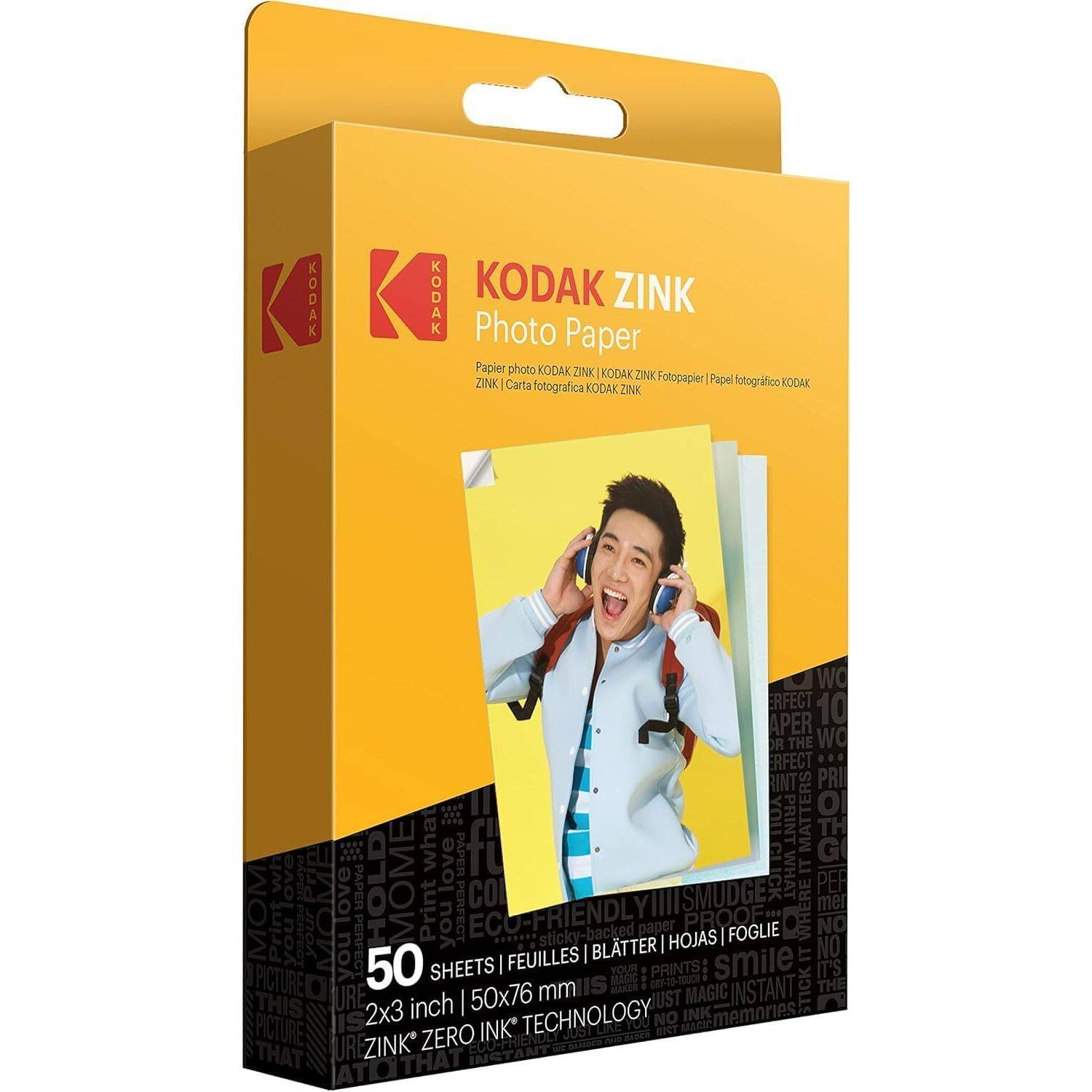 KODAK ZINK Photo Paper  
Papier photo  
KODAK ZINK  
KODAK ZINK  
ZINK Carta Fotopapier  
Papel fotográfico KODAK  
KODAK fotografica  
KODAK ZINK  
WC ERFECT 10  
APER OR THE WC ERFECT  
RINT PRII  
wha fl YOU PRINT MATTERS  
OTG  
wh love PAPER  
WHAT IT  
hathoy ove PAPER  
HOLD MOME  
PEPPS  
CO IIISMUDGES  
PER MOM  
Print WHERE  
mer Print you  
FRIENDL paper  
PROOF  
FOGLIE  
NO  
you  
PERFECT  
sticky-backed  
BLTTER  
HOJAS  
IT NO  
50 SHEETS  
FEUILLES  
YOUR  
1 PRINTS  
smile  
IT'S  
PICTURE  
MASIC  
DR3-30-T00CM  
STICK THE  
50x76 mm  
IIS MAGIC  
INSTANT  
THIS inch  
UST 2x3  
TECHNOLOGY  
NO INK  
memories  
PICTURE  
ZINK ZERO  
ECO-FRIENDLY  
INK"  
