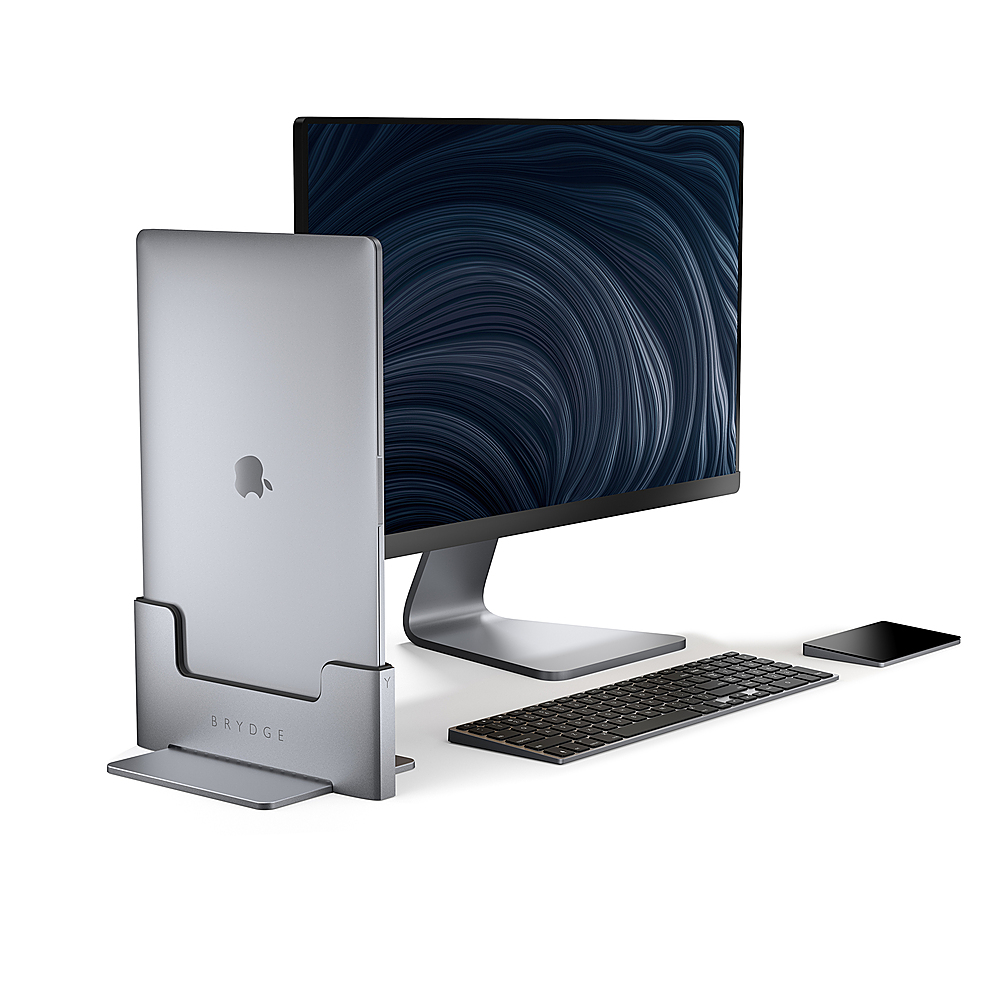 Left View: Brydge - Vertical Dock for 15" Macbook Pro