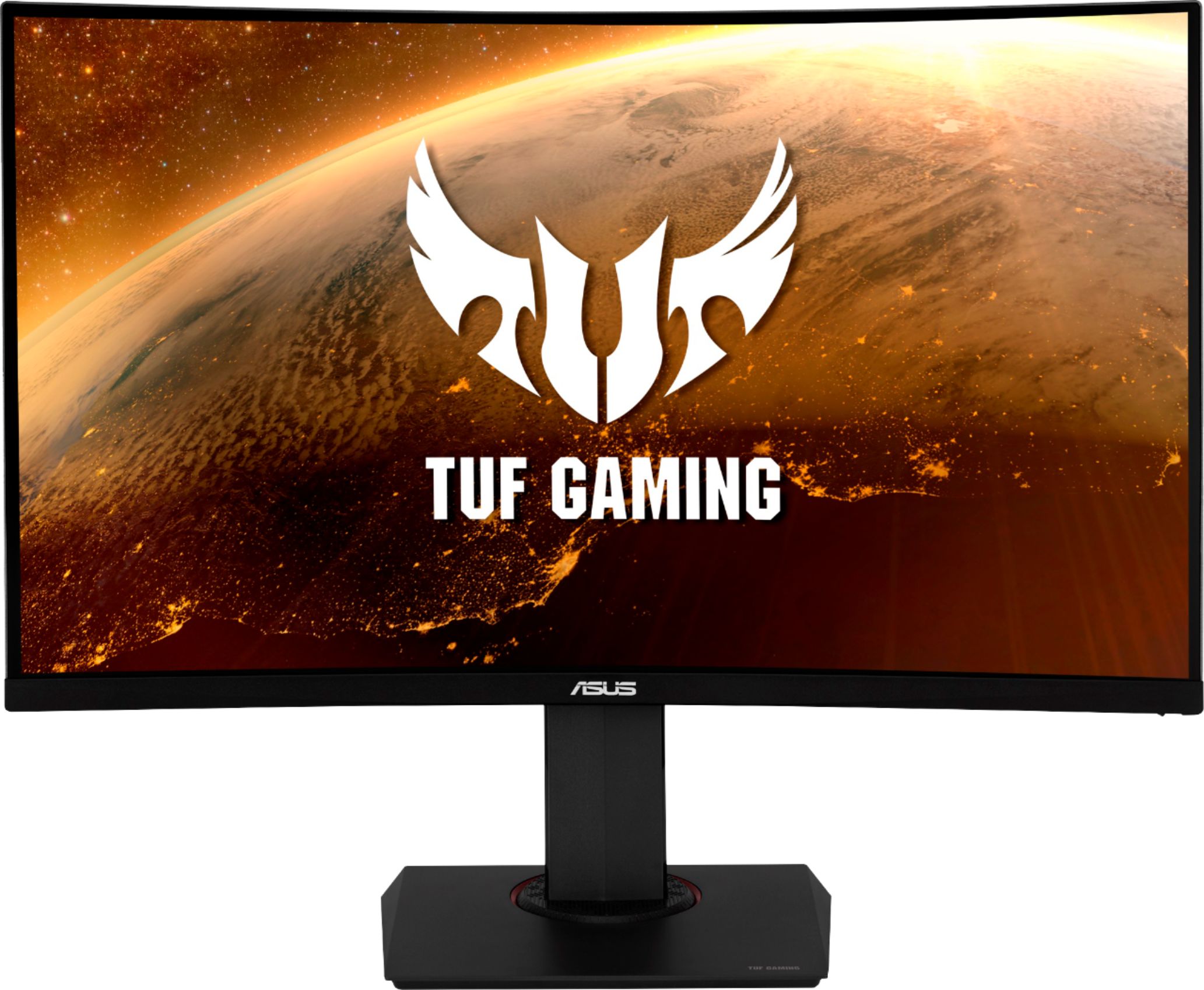 Angle View: ASUS - Geek Squad Certified Refurbished TUF Gaming 31.5" LED QHD FreeSync Monitor with HDR (DisplayPort, HDMI)