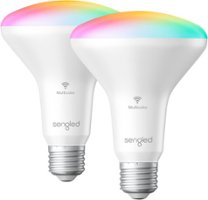 Sengled - BR30 Wi-Fi Smart LED Bulb (2-pack) - Multicolor - Front_Zoom