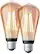 Front. Sengled - Smart Edison Filament LED 60W Bulbs Wi-Fi Works with Amazon Alexa & Google Assistant (2-Pack) - Amber.