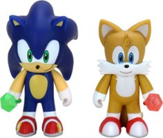 NECA - Sonic the Hedgehog - 3" Vinyl Mini Series - Chaos Mini Series Sonic and Tails 2 Pack - Front_Zoom