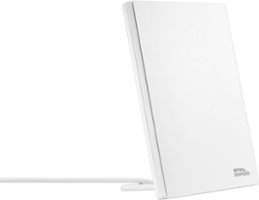 Best Buy essentials™ - Multidirectional Indoor HDTV Antenna - Off-white - Angle_Zoom