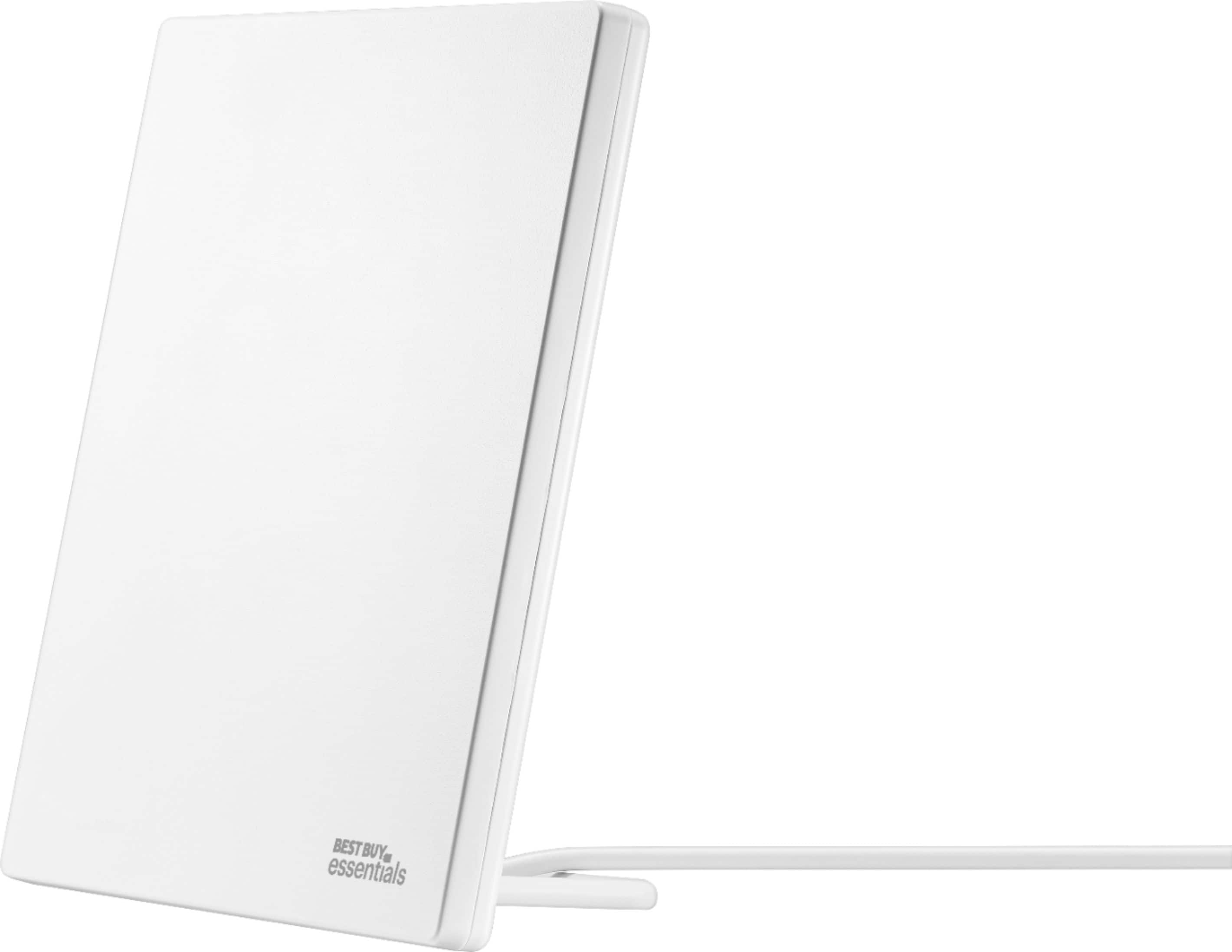 Alt View 11. Best Buy essentials™ - Multidirectional Indoor HDTV Antenna - 30 Mile Range - Off-white.