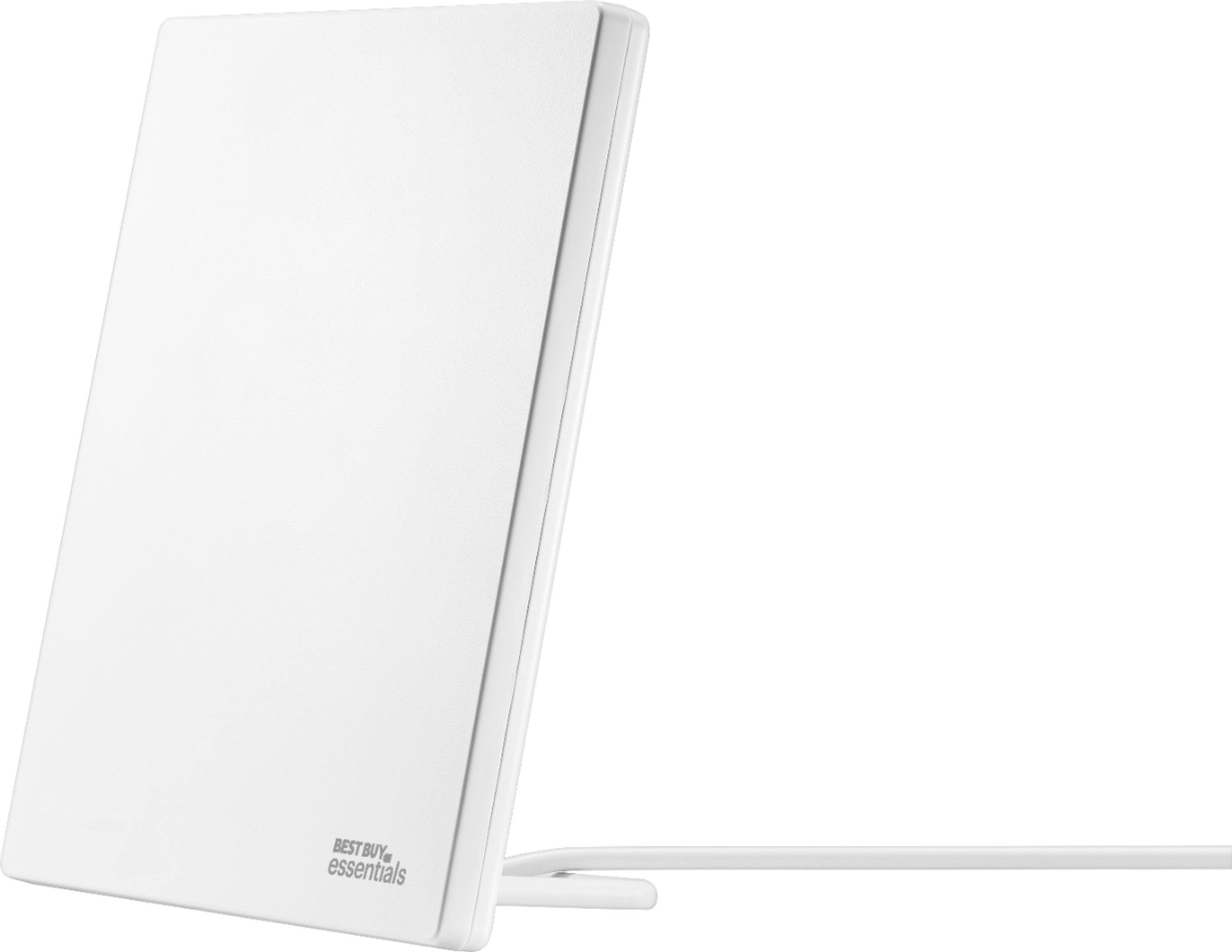 Alt View 11. Best Buy essentials™ - Multidirectional Indoor HDTV Antenna - 30 Mile Range - Off-white.