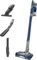 Angle Zoom. Shark - Cordless Pet Plus Stick Vacuum with Anti-Allergen Complete Seal & PowerFins, Self-Cleaning Brushroll - Blue.
