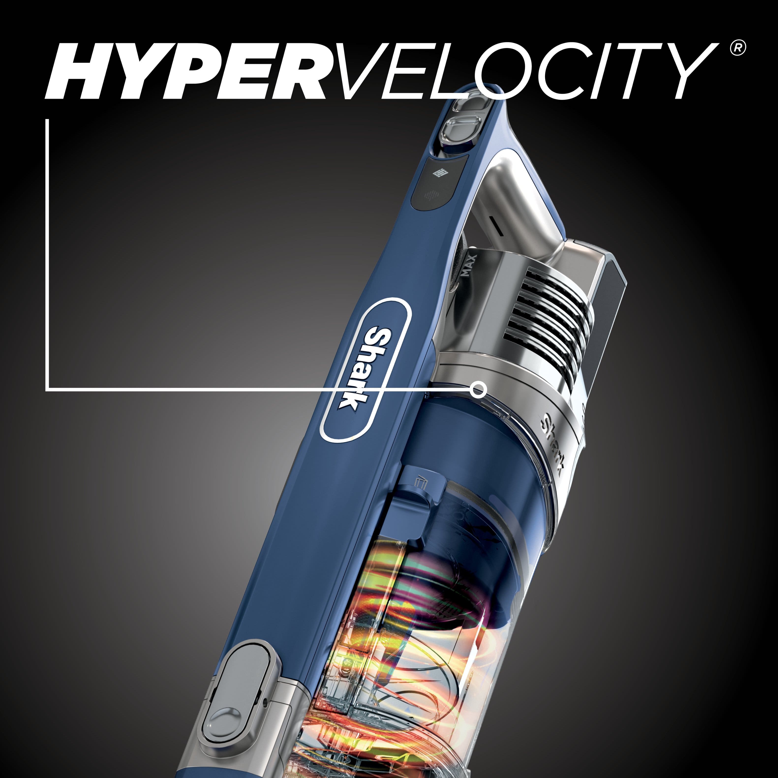 The text on the image reads "HYPERVELOCITY Shark T MAX."