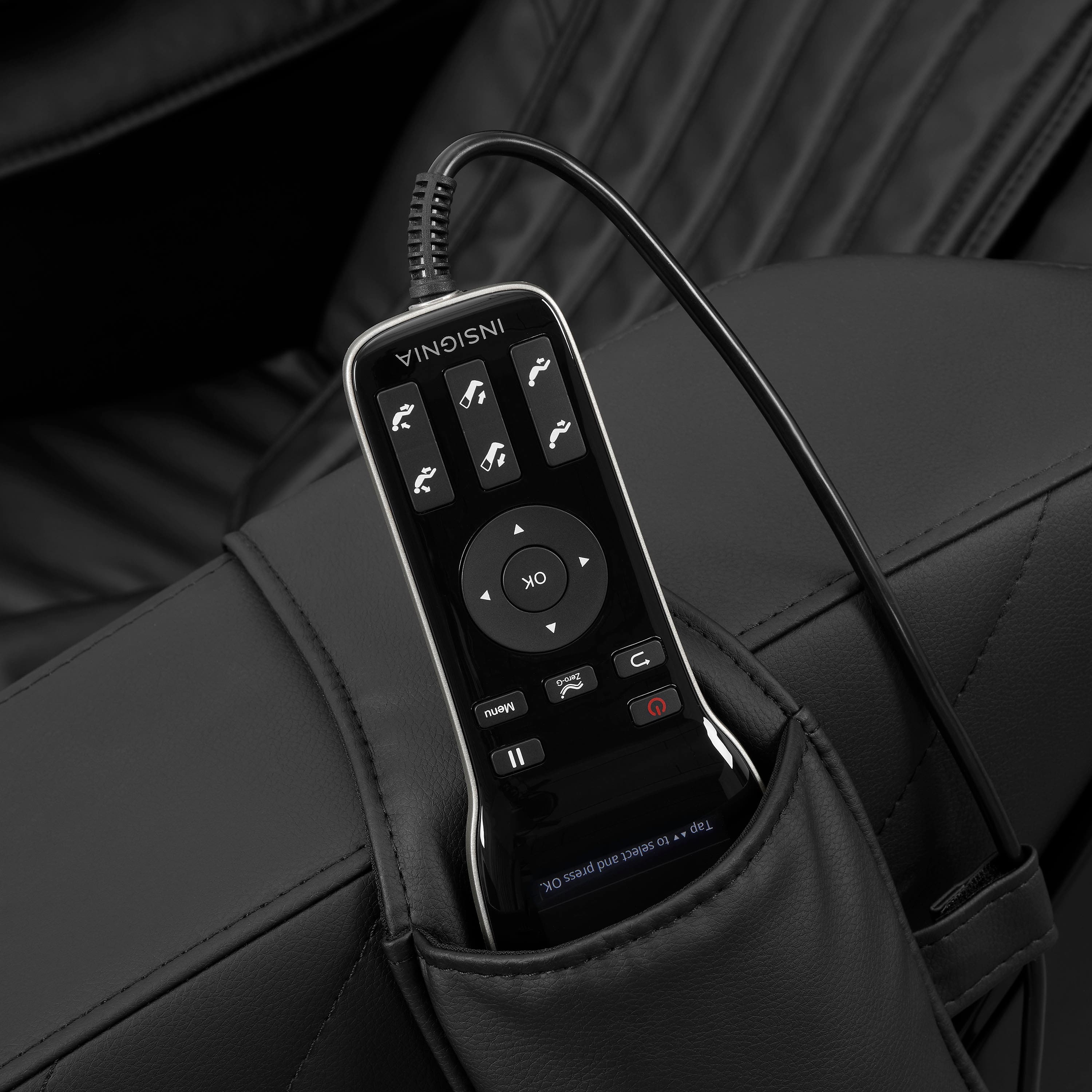 Alt View 16. Insignia™ - 3D Zero Gravity Full Body Massage Chair - Black.