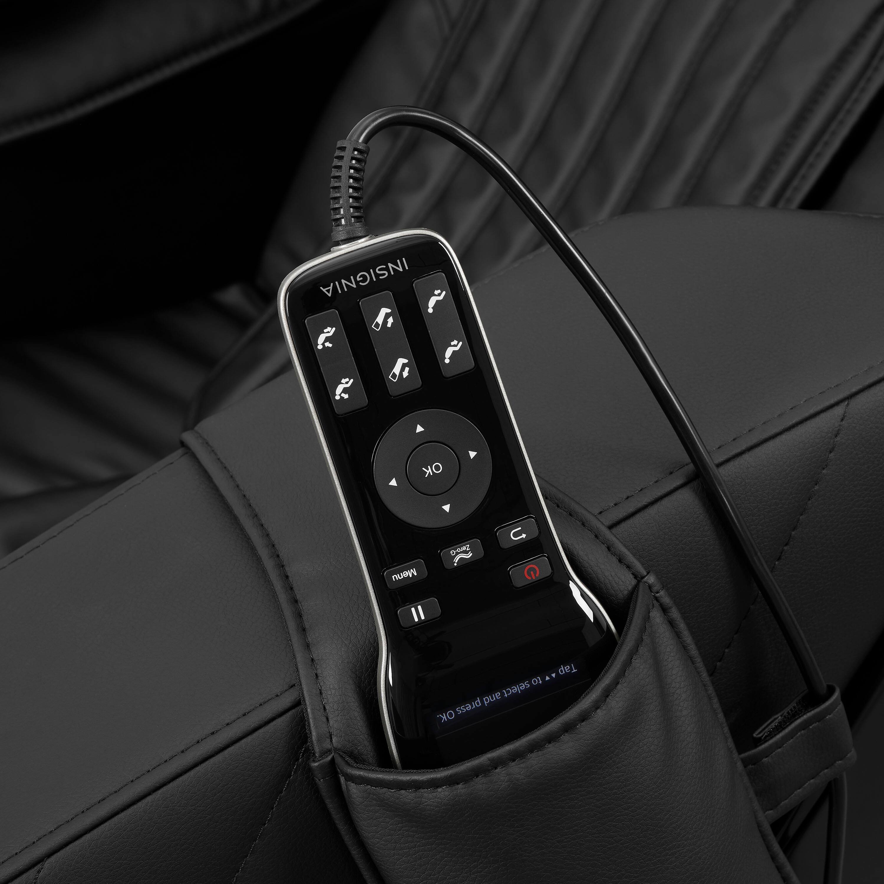 Alt View 16. Insignia™ - 3D Zero Gravity Full Body Massage Chair - Black.