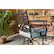 Alt View 22. Hanover - Montclair 3-Piece High-Dining Set with 2 Swivel Chairs and a 33-Inch Square Table - Ocean Blue/Brown.