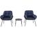 Alt View 12. Hanover - Naya 3-Piece Chat Set with Cushions - Steel/Navy.