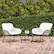 Alt View 21. Mod Furniture - Mod Furniture Bali 3-Piece Chat Set with Plush 4-Sided Cushions in White - Steel/White.