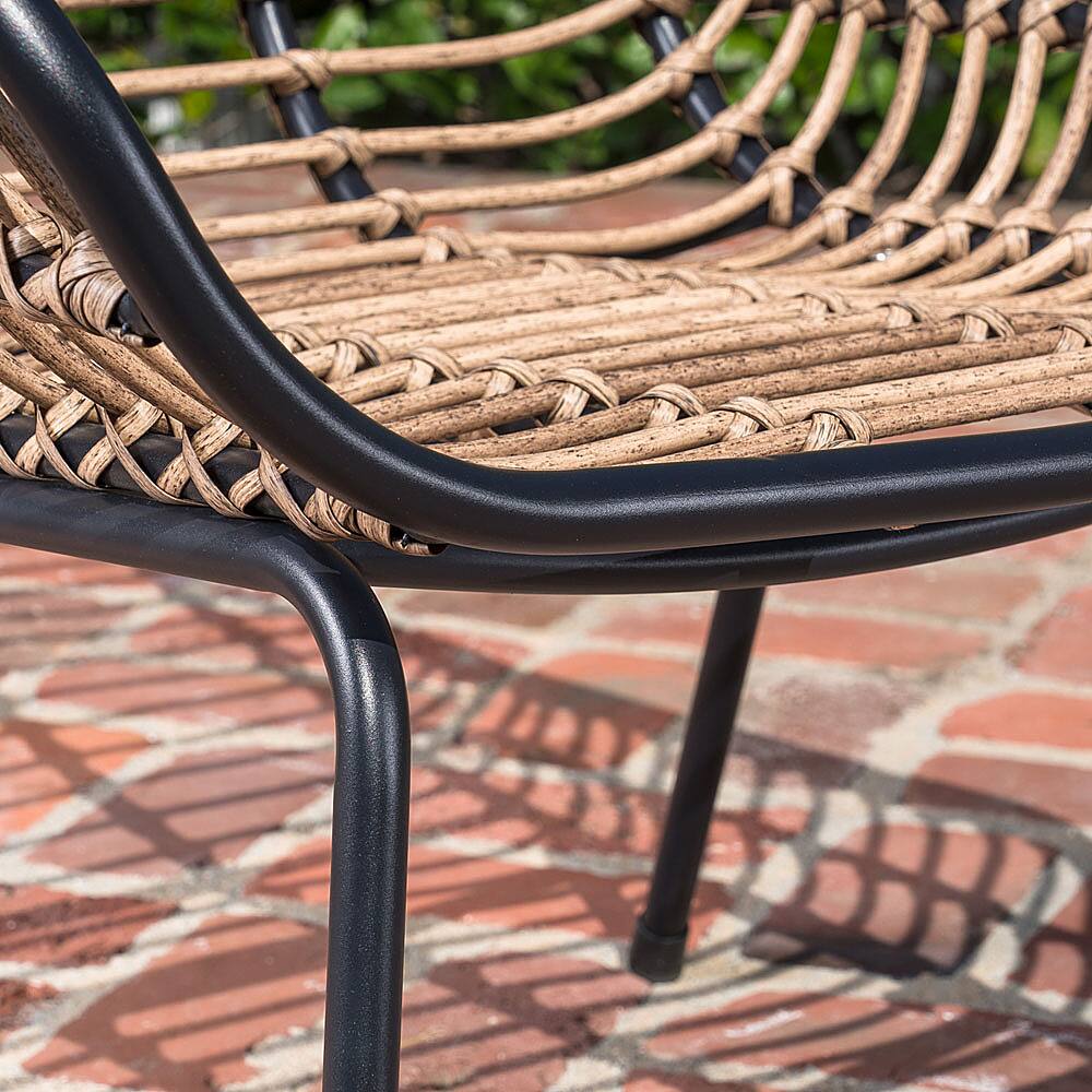 Alt View 19. Hanover - Naya 3-Piece Chat Set with Cushions - Steel/White.