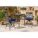Alt View 21. Hanover - Montclair 3-Piece High-Dining Set with 2 Swivel Chairs and a 33-Inch Square Table - Navy/Brown.