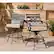 Alt View 23. Hanover - Montclair 3-Piece High-Dining Set with 2 Swivel Chairs and a 33-Inch Square Table - Tan/Brown.