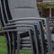 Alt View Zoom 17. Hanover - Naples 7-Piece Outdoor Dining Set with 6 Padded Sling Chairs and Expandable Dining Table - Gray/Gray.