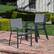 Alt View 12. Hanover - Cameron 11-Piece Expandable Dining Set with 10 Sling Dining Chairs and a 40" x 94" Table - Gray/Gray.