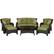 Front. Hanover - Strathmere 6-Piece Lounge Set - Brown/Green.