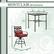Left. Hanover - Montclair 5-Piece High-Dining Patio Set with 4 Swivel Chairs and a 33-In. Counter-Height Dining Table - Chili Red/Brown.