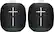 Front. Ultimate Ears - WONDERBOOM Waterproof Portable Bluetooth Speaker 2 Pack - Black.
