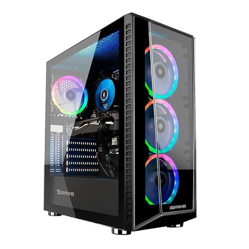 iBUYPOWER - REFURBISHED Gaming Desktop - Intel i5-9400F - 8GB Memory - NVIDIA GTX 1660 6GB - 240GB SSD + 1TB HDD - Black