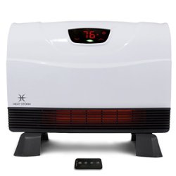 EnergyWise - 750-1500 Watt Infrared Space Heater - WHITE - Front_Zoom